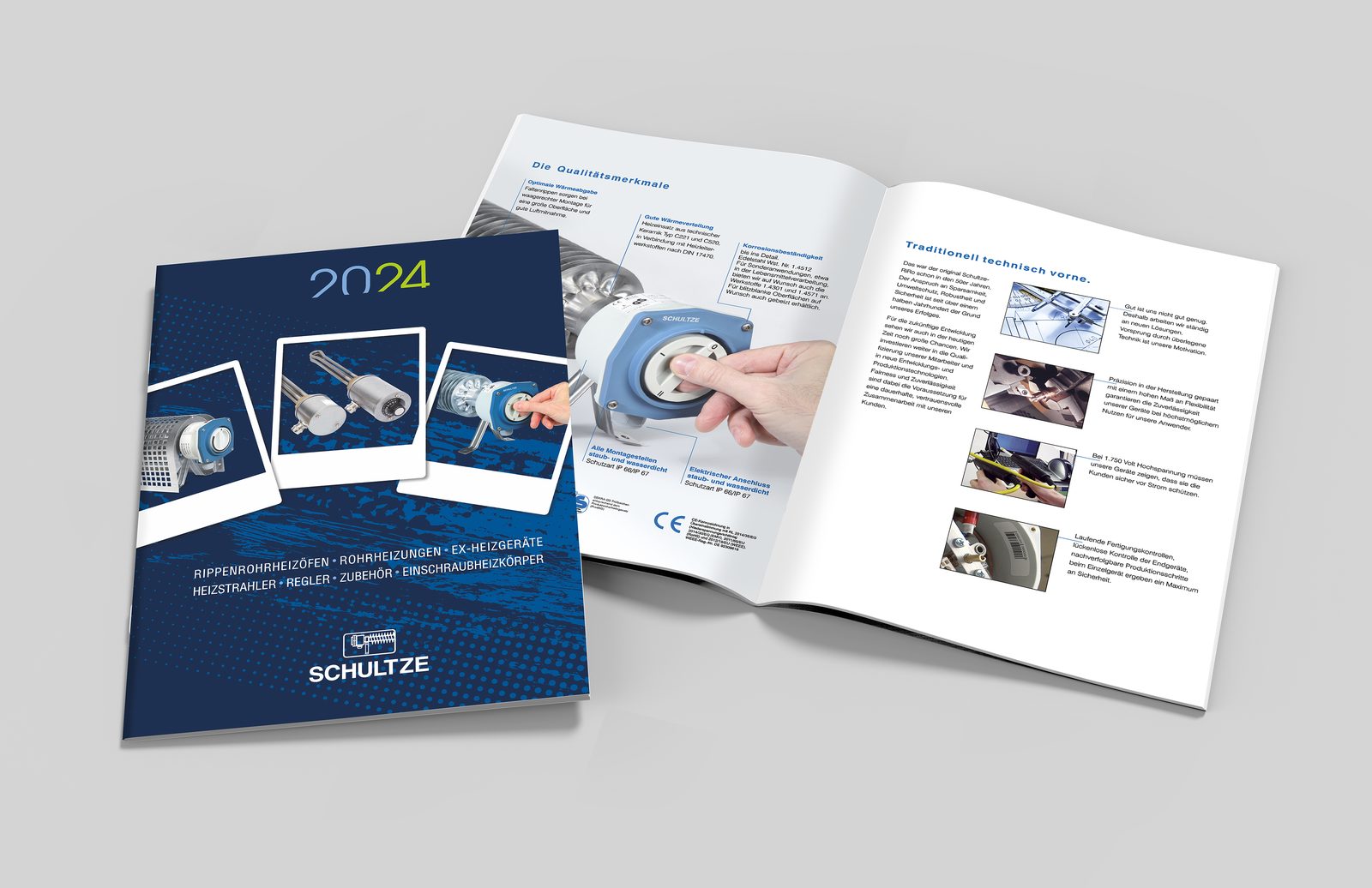 Schultze Produktkatalog 2024 &ndash; mehrseitiges Magazindesign von hdw.media