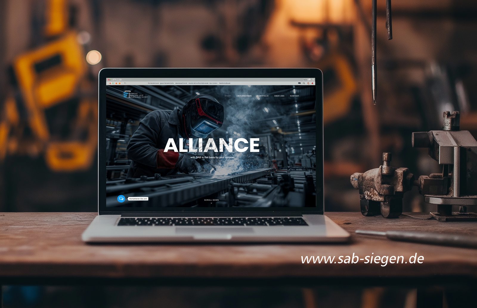 Webdesign-Referenz: SAB &ndash; Siegener Apparate- und Beh&auml;lterbau